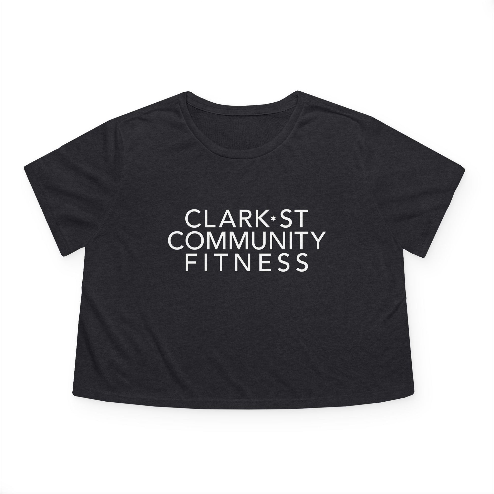 Clark Street Flowy Crop Tee Grey Black or Mauve